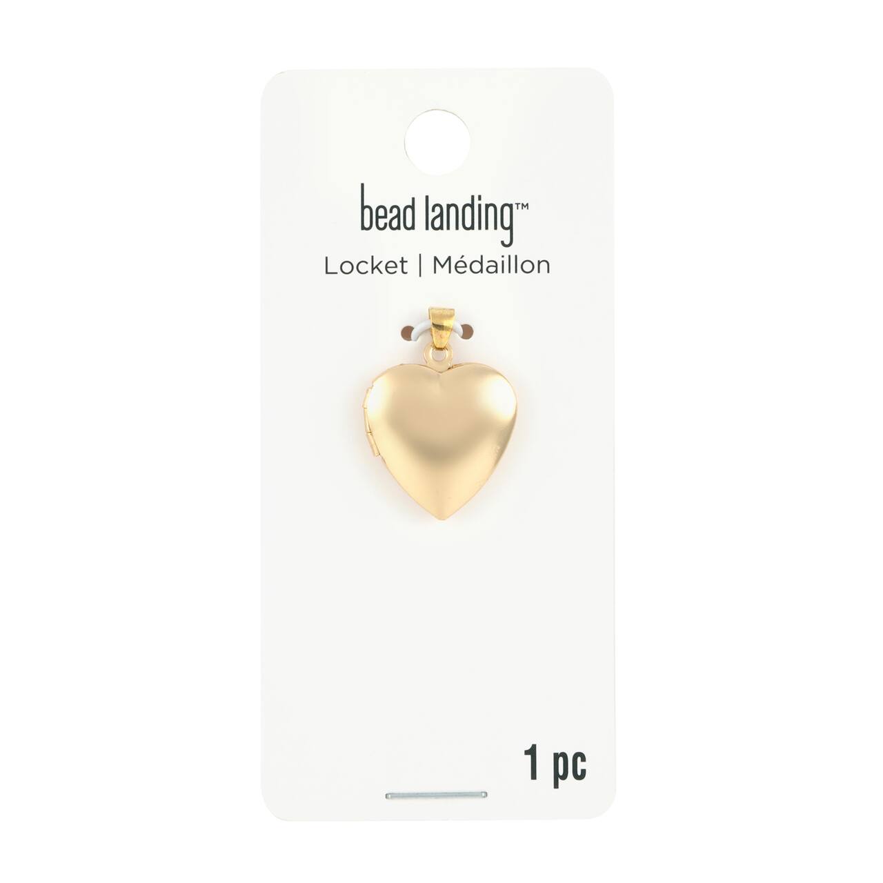 Gold Heart Locket by Bead Landing&#x2122;